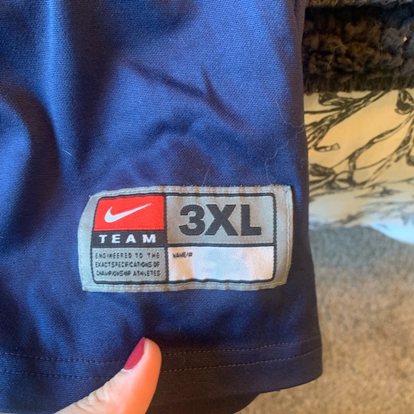 Illinois Fighting Illini T Shirt (Player Worn) - 3XL - Blue - Picture 3 of 3